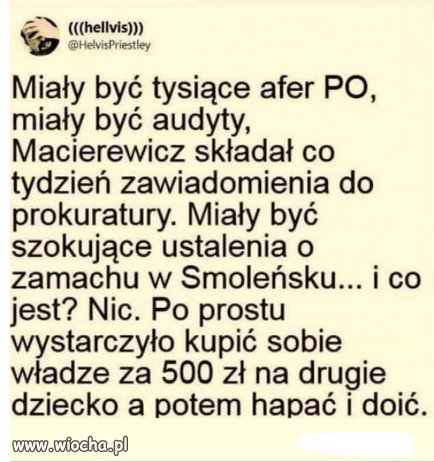 PiS pokazał swoje prawdziwe oblicze...