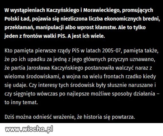 PiS z desperacją walczy na wielu frontach...