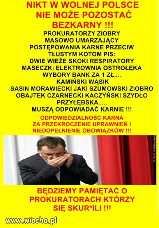 Niebawem nadejdzie dzień rozliczenia oszustów PiSu