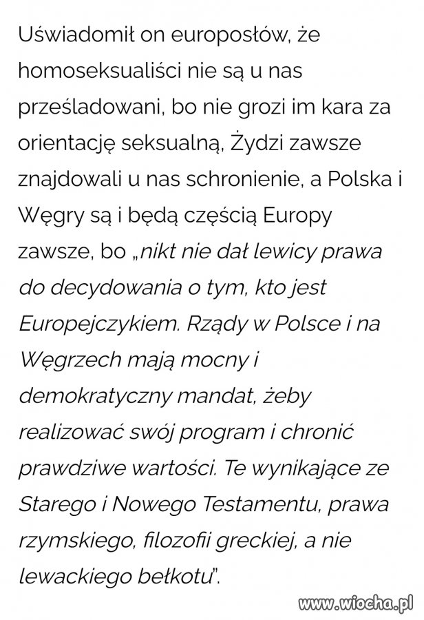 Brudziński błysnął 