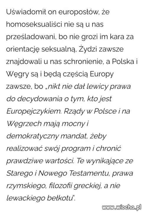 Brudziński błysnął 