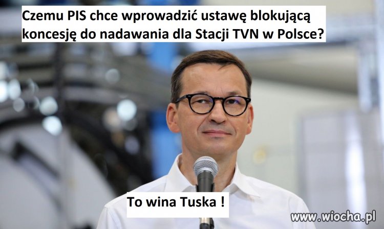 Tylko Tusk sie pojawił i już TVN ma problemy