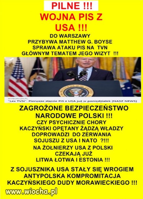 Antypolska kompromitacja Kaczynskiego, Dudy i Morawieckiego!