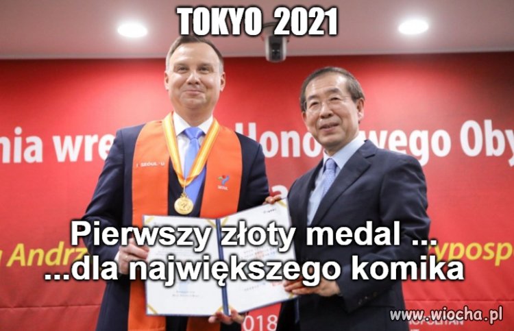 Pierwszy złoty medal 