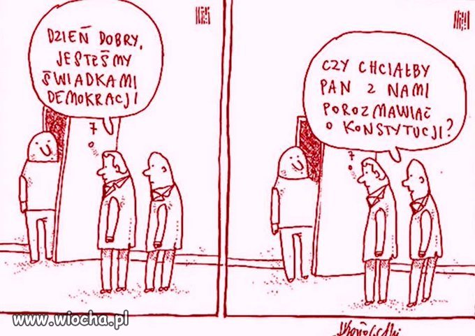 Demokracja w Polsce schodzi chyba
