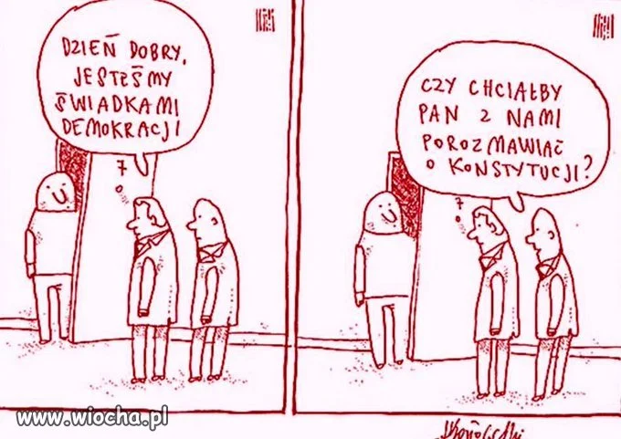 Demokracja w Polsce schodzi chyba