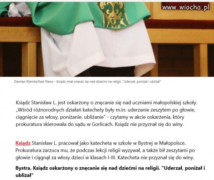 Kolejny dewiant w kiecce