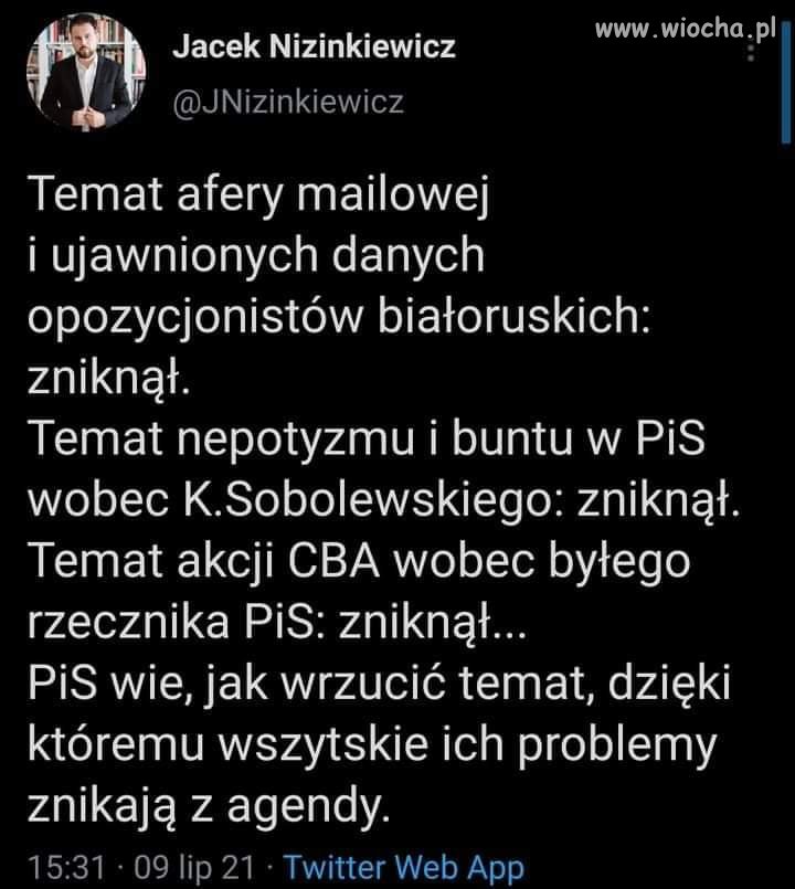 Tuszowanie starej afery 