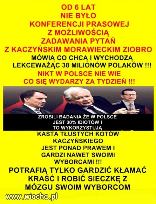 Propagandowy monolog to nie dyskusja...