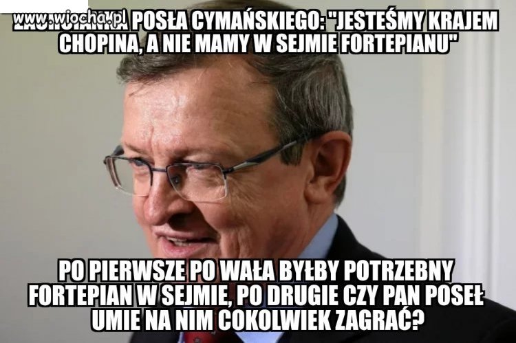 Cymański i fortepiany