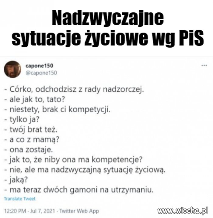 Nadzwyczajne sytuacje 
