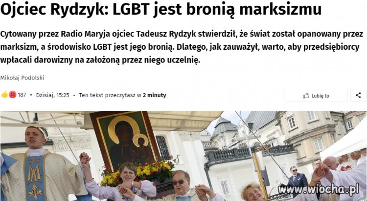 Bo kasiory od pisu rządu mu mało