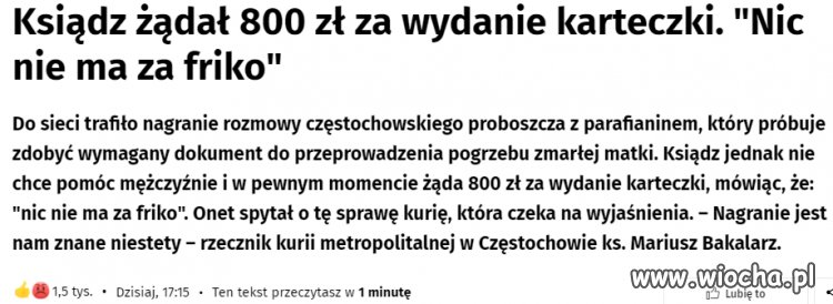 Albo pogrzeb u mnie