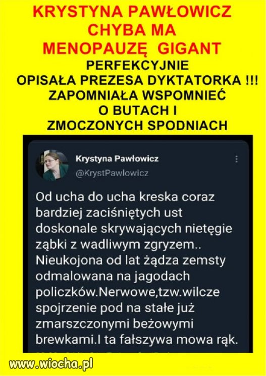 Wypisz wymaluj Jarosław...