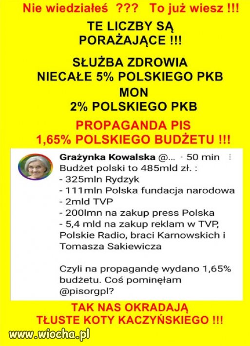 Nie ma żadnej dyktatury, bez propagandy...