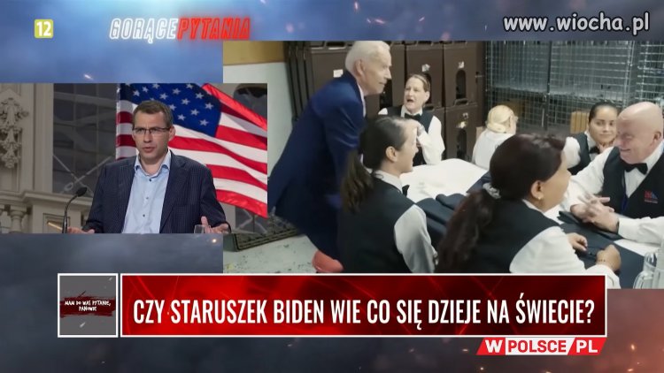 A teraz wyobraź sobie co by się działo, gdyby TVN24 pokazało pasek: