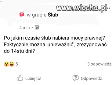 Reklamacja żony?