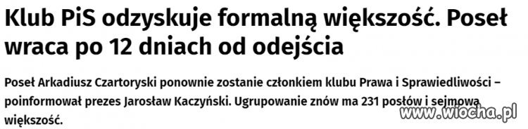 Tylko na jak długo gdy don jaroslawo zacznie 