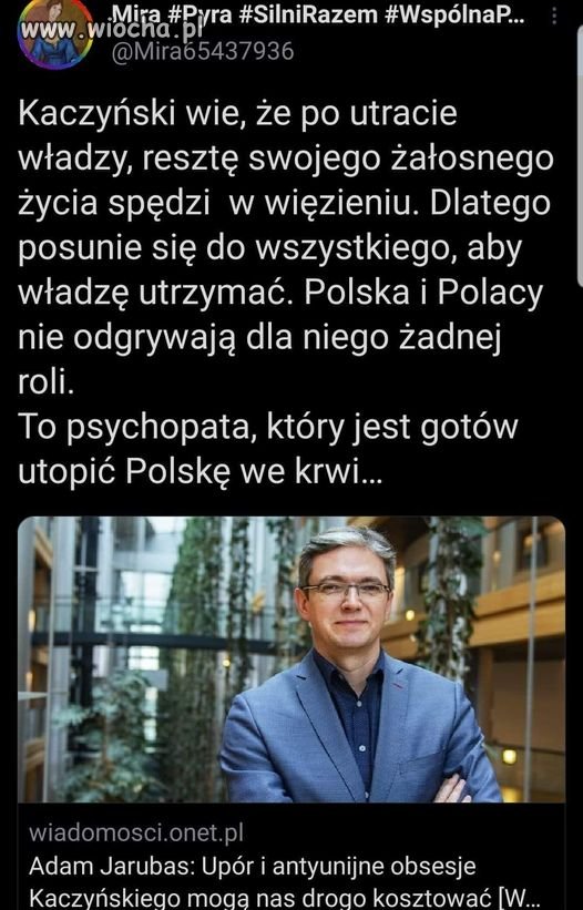 Poza władzą on z nikim i niczym się nie liczy