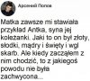 Antek świecił przykładem 