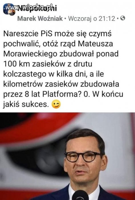 W końcu jakiś sukces jest moc
