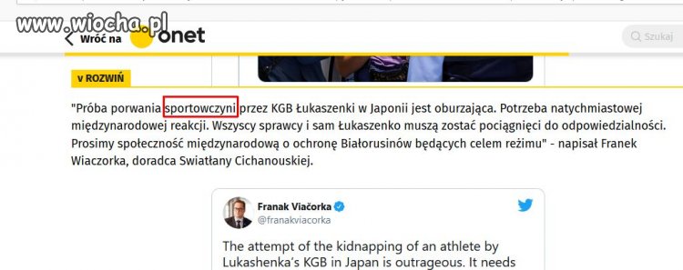 Sportowczyni...