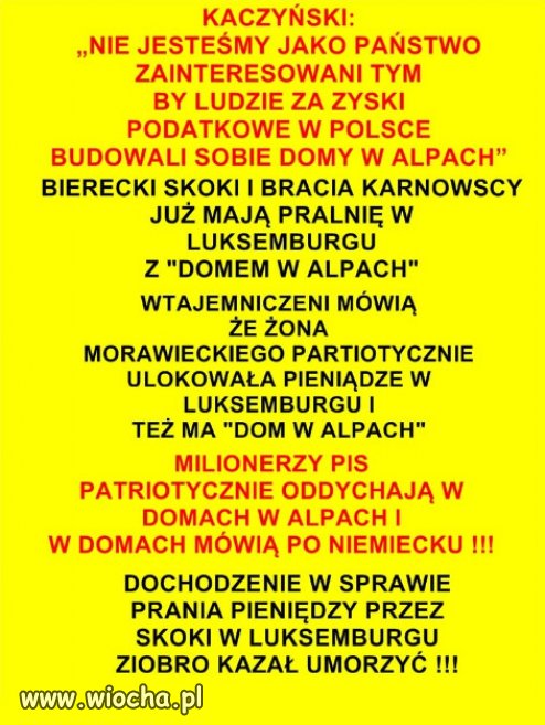 W Polsce są równi i równiejsi w PiS...ICH NIE DOTYCZY!