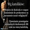 Pytanie, czyje uczucia się obraziły? Boga, proboszcza czy faryzeuszy?