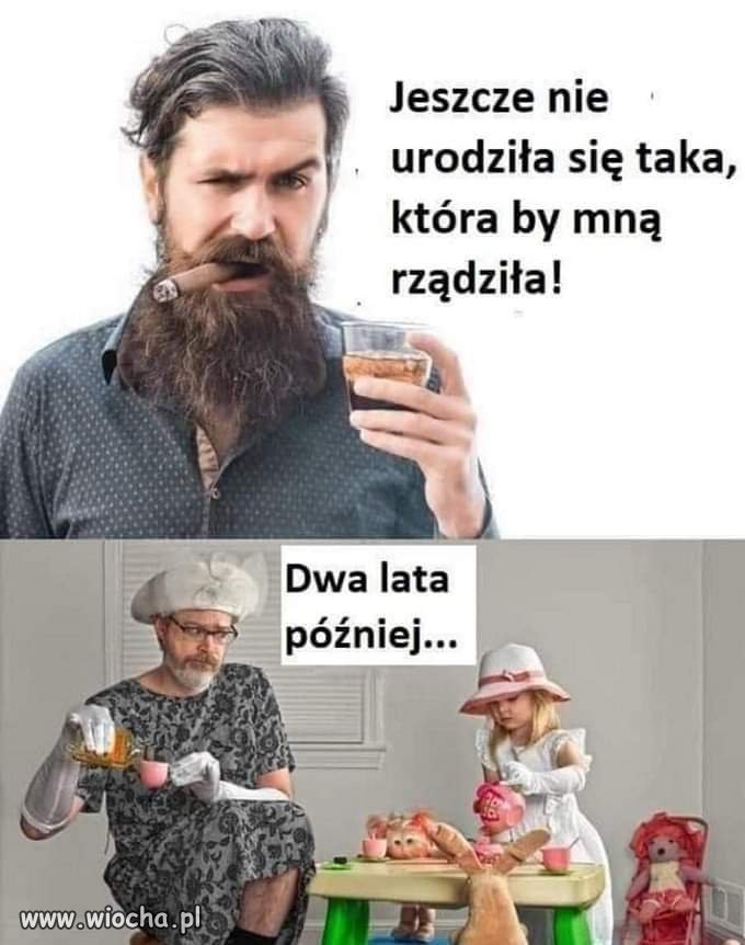 Jak córcia mówi, że masz być Różową Księżniczką 