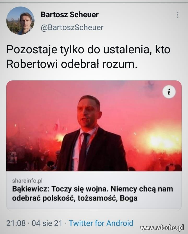 Jak ktoś nie ma mózgu