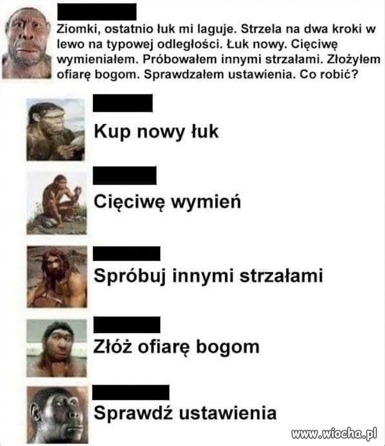 Kiedy pytasz o coś na fb