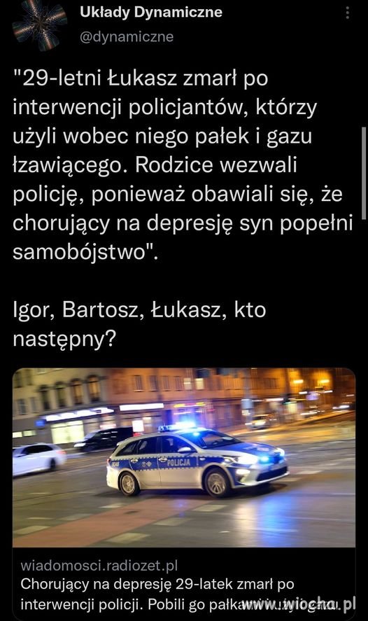 Policja pomaga ...