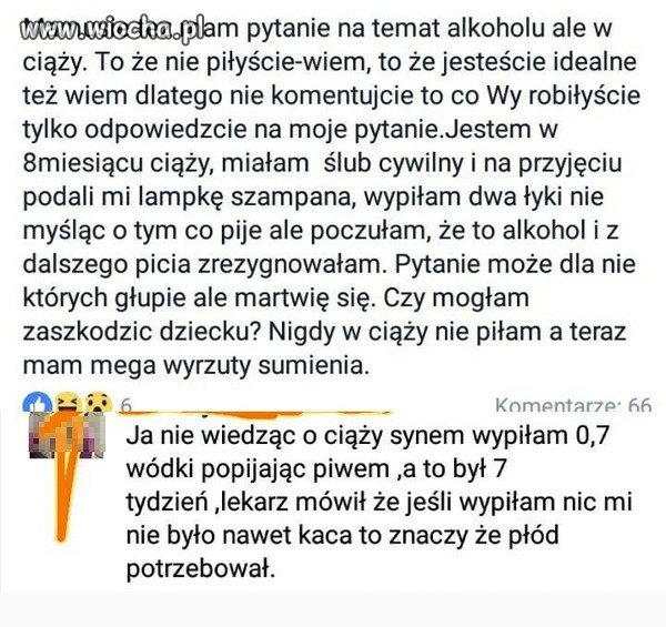 Alkohol w  ciąży