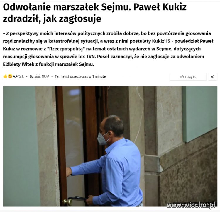 Od kiedy to łamanie prawa i kłamstwo jest dobre? 