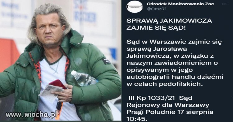 Sprawą Jakimowicza zajmie się sąd