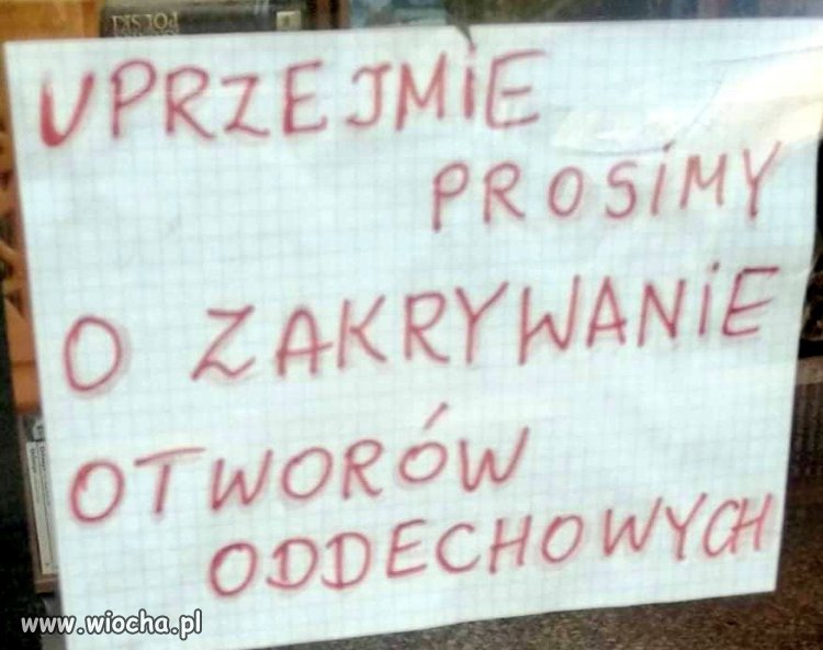 Poprawność pełną gębą. Znaczy... otworem oddechowym.