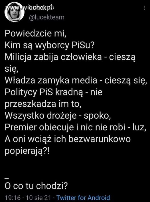 Jestem ciekaw opini innych