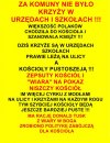 Taki rezultat mieszania się do polityki sekty kościoła!