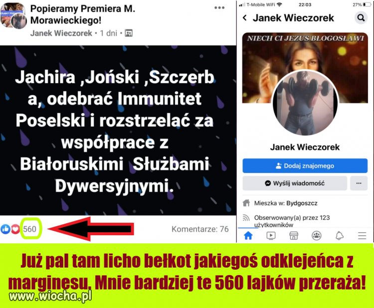 Już pal tam licho bełkot jakiegoś odklejeńca z marginesu. 