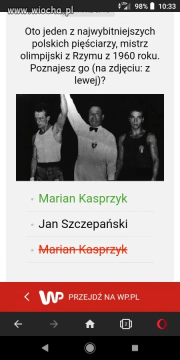 Quiz na wp.pl