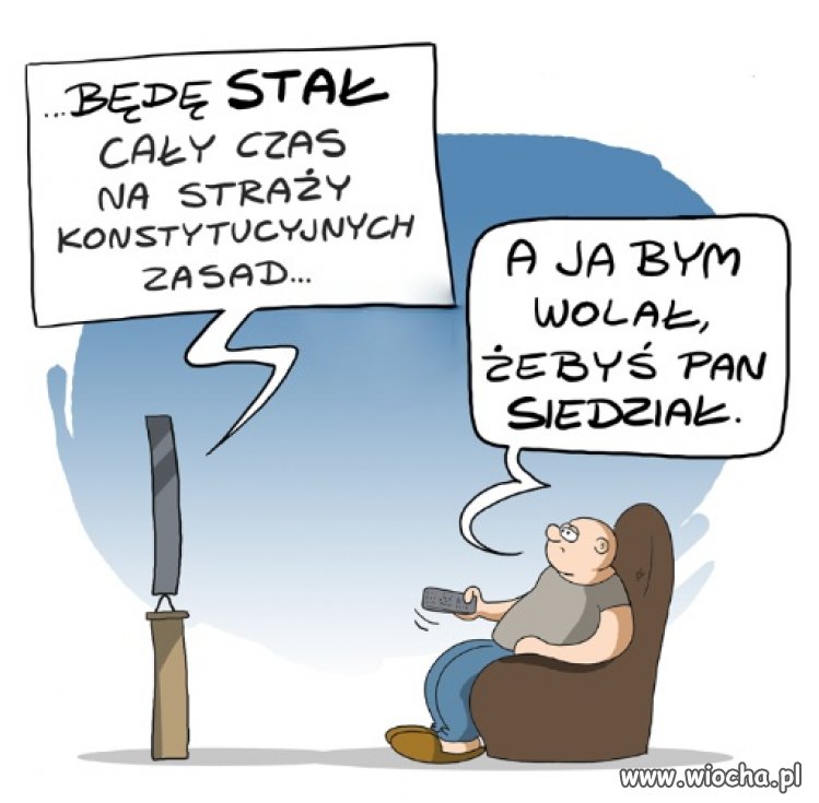 Mam nadzieję że będzie siedział 