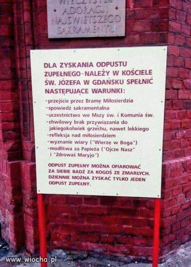 ''Chwilowy brak przywiązania do grzechu.''