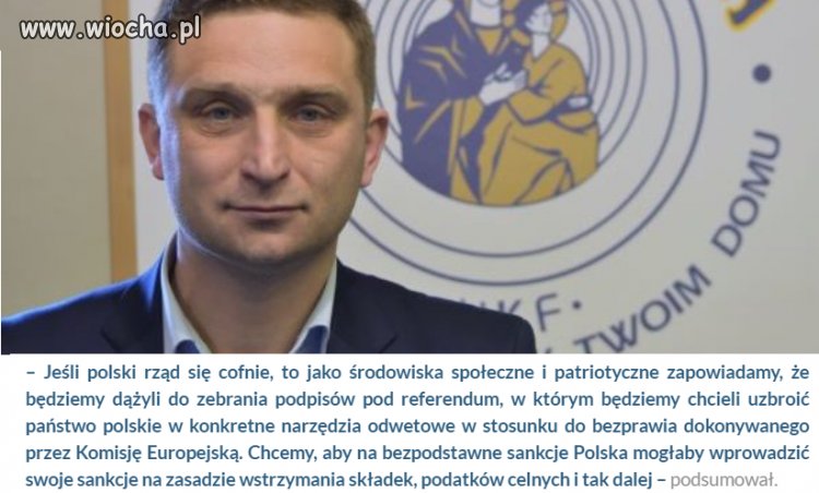 Oszołom chce cła na UE nakładać