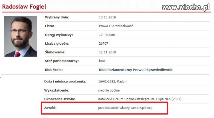 Wykształcenie i zawód powala