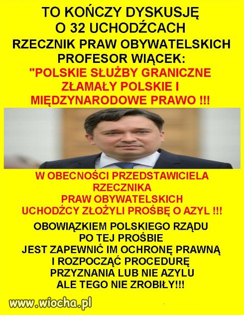POLSKIE SŁUŻBY GRANICZNE ZŁAMAŁY POLSKIE