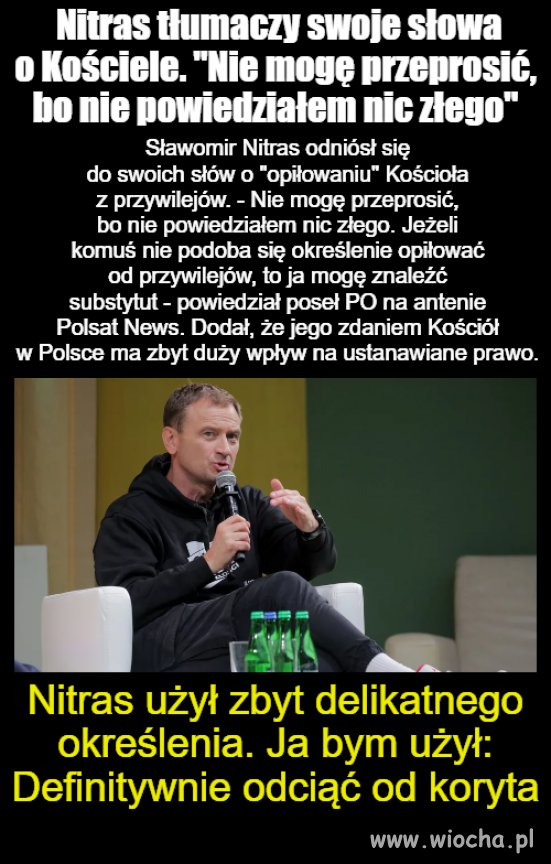 Nitras był zbyt delikatny 