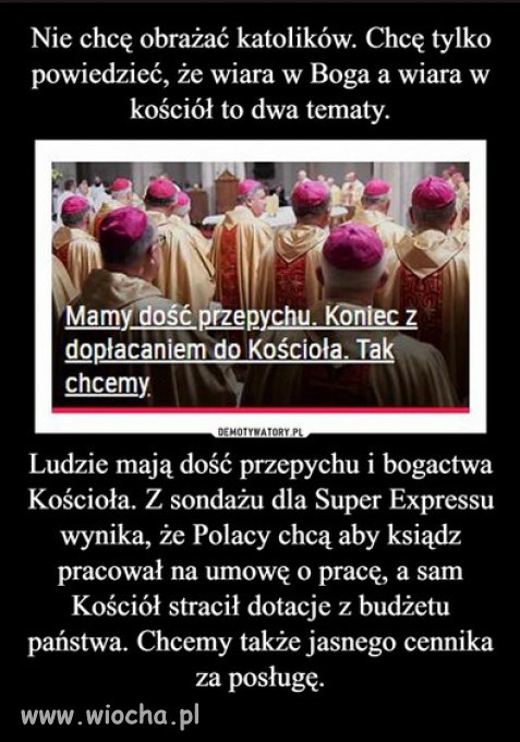 Sekta kosciola na nowych zasadach w Polsce!