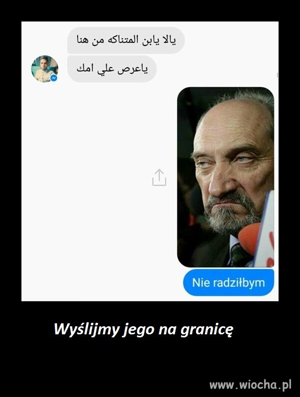 Polski negocjator z uchodźcami 