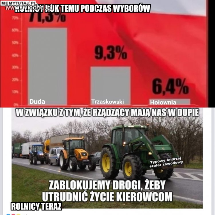 Niech spadają i krzyżyk na droge