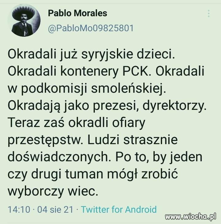 Nie liczą się ofiary przestępstw, liczy się partia